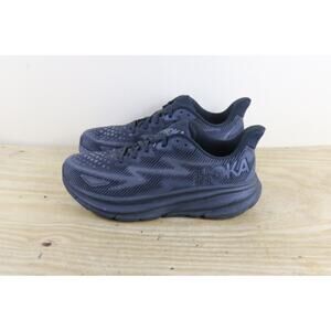 Hoka One Womens 10.5B Black Clifton 9 Running Shoes Sneakers 1127896